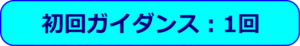 初回ガイダンス：1回